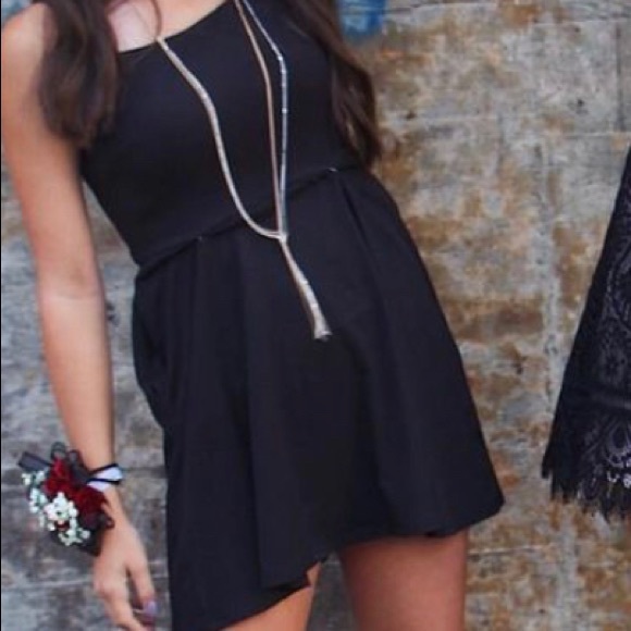Black Mini Dress - Picture 1 of 3